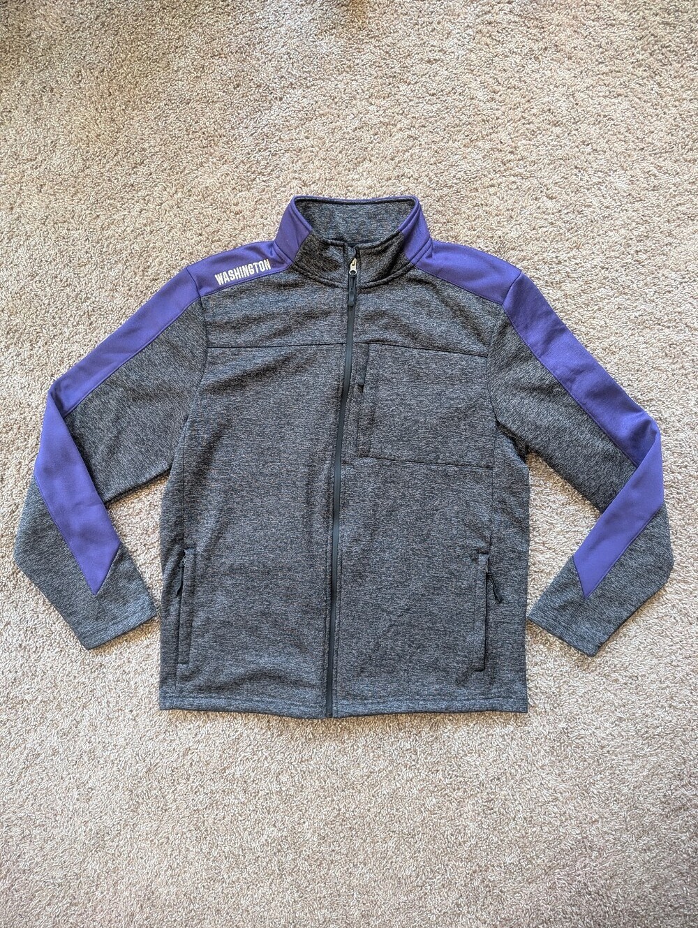 Colosseum Washington Huskies Full Zip New Dad Jacket Men's Large